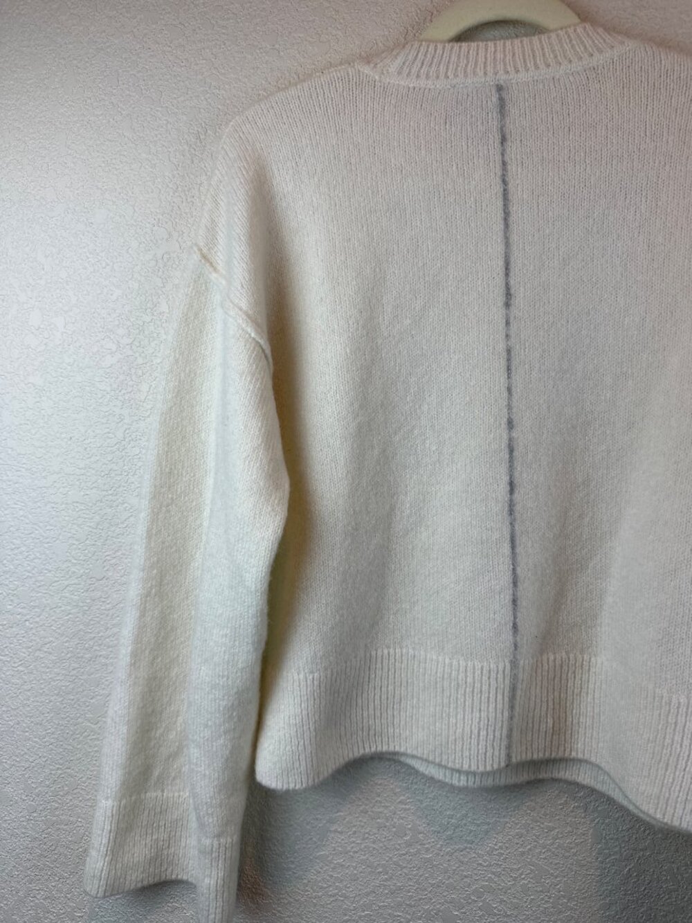 Sweaty Betty Cream Knit Sweater XS Wool Alpaca Blend Cozy Minimalist - Picture 11 of 13